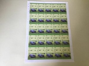 Nevis Delahaye Type 35 Cabriolet Classic Motor Car MNH full  stamps sheet 49549