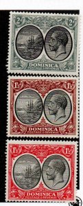 Dominica 68-70 Mint Hinged