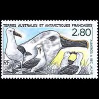 FR.S.& ANTARCT 1990 - Scott# 155 Albatross Set of 1 NH