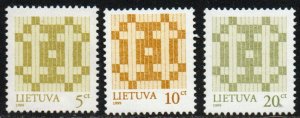 Lithuania Sc #617a-619a MNH