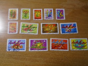 France  #  3693-3706   used   13 stamps