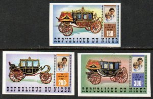 Niger Sc #548-550 MNH Imperforate