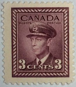 CANADA 1942-43 #252 King George VI War Issue - MNH