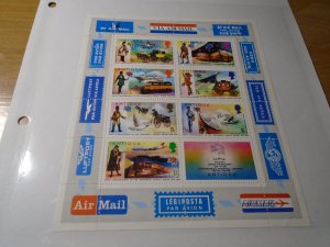 Antigua  #  340a  MNH  Transportation  /  UPU    complete sheet