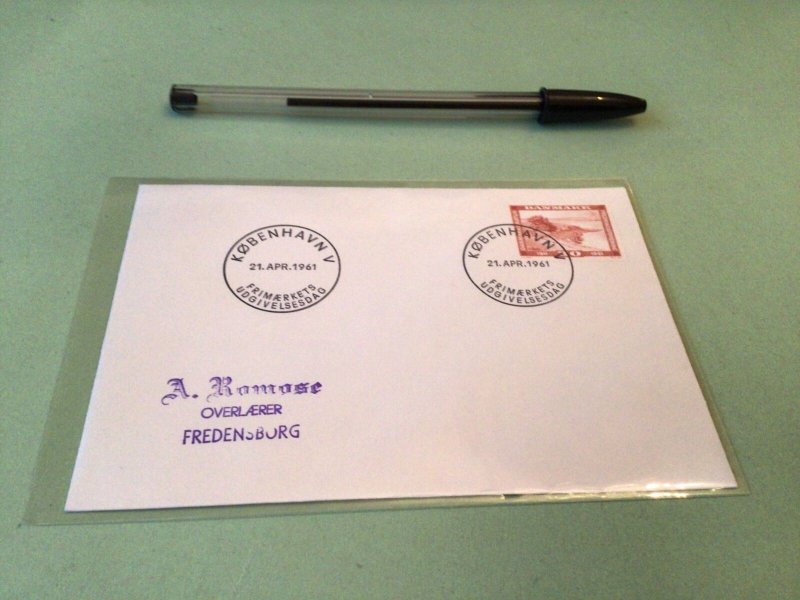 Denmark Copenhagen 1961 stamps cover  Ref 51315