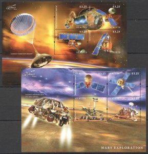 A1256 2013 St. Kitts Space Mars Exploration 2Kb Mnh