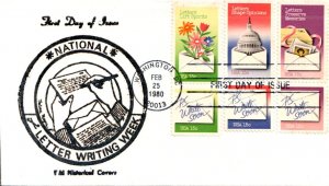 #1805-10 Letter Writing TM Historical FDC