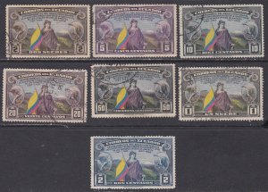 Ecuador Sc #366-372 Used