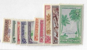 Cook Islands Sc #131-140 set of 10 NH VF