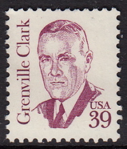 U.S.#1867 Grenville Clark 39c Single, MNH.