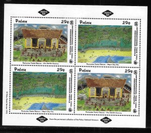 Palau 319-320 IYIP Unused Hinged c.v $8.25 25% c.v. Black Adhered on Back