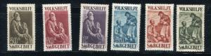 Germany/SAAR 1928 MH/MNH Sc B9-14. Michel 128-3. Semi Postal SCV $130 Id 211