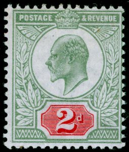 SG228 SPEC M11(3), 2d pale greyish green & scarlet-vermilion, M MINT. Cat £280.