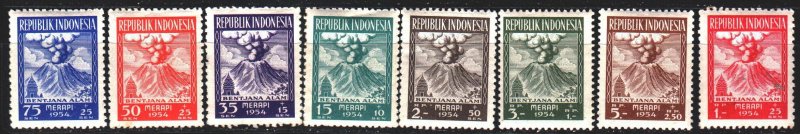 Indonesia. 1954. 120-27. Volcanoes, geology. MVLH.