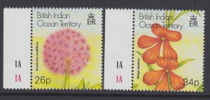 British Indian Ocean Territory, Scott 226-228, MNH