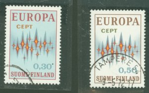 Finland #512-513 Used Single (Complete Set) (Europa)