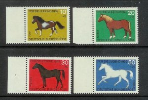 Germany B442-B445 Set MNH Horses (B)