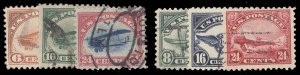 U.S. AIRMAIL C1-6  Used (ID # 91204)