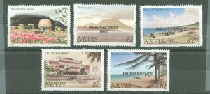 Nevis #171b/173b-181b Mint (NH) Single