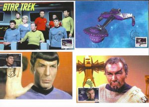 CANADA STAR TREK 50TH ANNIVERSAY STAMP COLLECTION