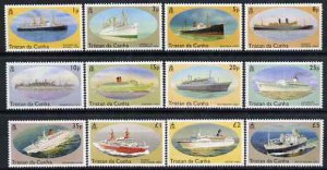 TRISTAN DA CUNHA - 1994 - Ships, Definitives - Perf 12v Set - Mint Never Hinged