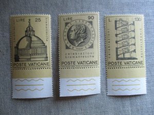 Vatican City, Scott# 515-517, MNH