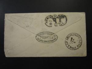 Italy SC# 48 on Cover on 1890 Cover to USA - Z5742