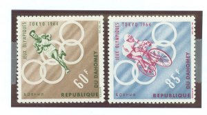 Dahomey #191-2 Mint (NH) Single (Complete Set) (Olympics)