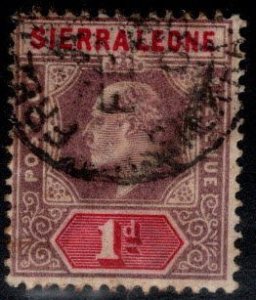 Sierra Leone Scott 65 KEVII nice stamp Face Free of Cancel