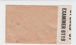 KUT -USA 1940 CENSOR COVER (H/S Ty Ib RT8+PC90) 30c RATE (SEE BELOW)