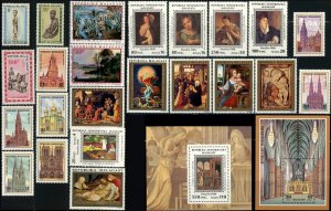 Malagasy Republic Paintings Art Christianity Postage Africa Stamp Collection  