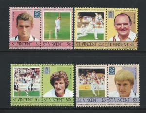 St. Vincent #795-802 MNH
