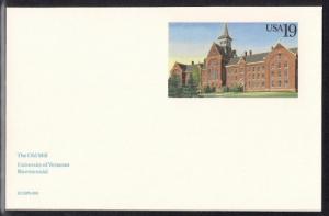 UX159 19 cent Old Mill Postal Card mint NH XF