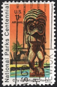 SC#C84 11¢ National Parks: City of Refuge, Hawaii Single (1972) Used