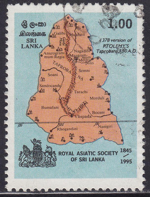 Sri Lanka 1128  Royal Asiatic Society of Sri Lanka 1995