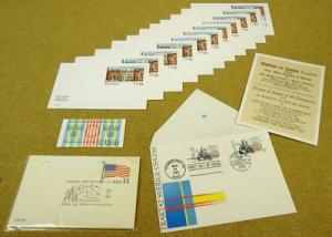 Collection USA Stamp Postcards and Envelopes