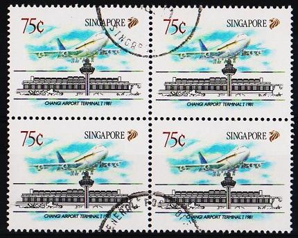 Singapore. 1991 75c(Block of 4) S.G.657 Fine Used