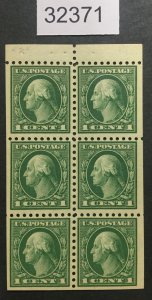 US STAMPS #424d MINT OG H BOOKLET LOT #32371