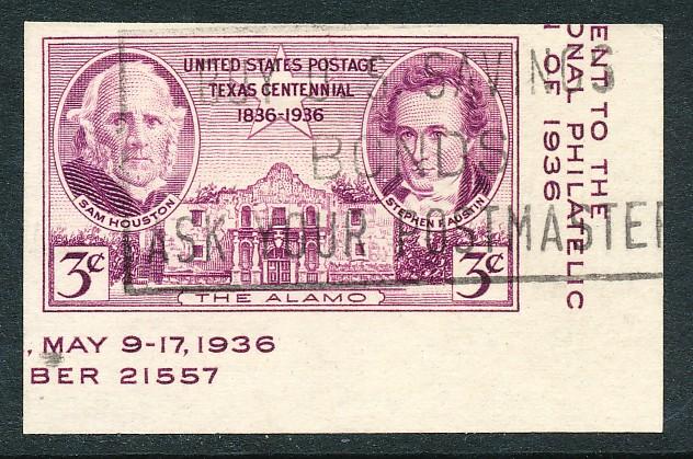 United States #778d used, Texas Centennial