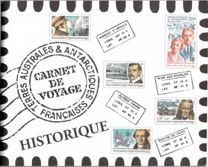 FRENCH ANTARCTIC 2005 Voyages Complete Booklet; Scott 359, Yvert C418; MNH