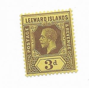 Leeward Islands #51 MH - Stamp - CAT VALUE $2.00