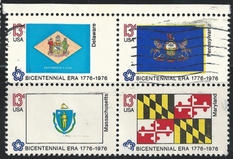 US #1633-34-38 & 39 13c American Bicentennial