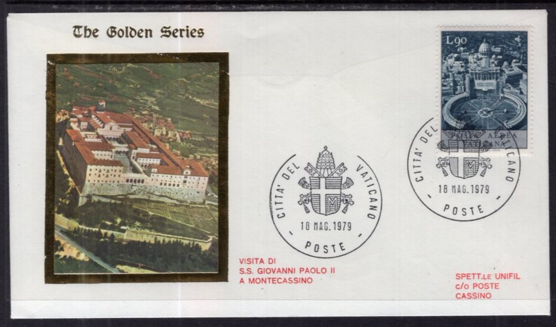 Vatican City Pope John Paul II Visits Montecassino,Italy 1979 Cover