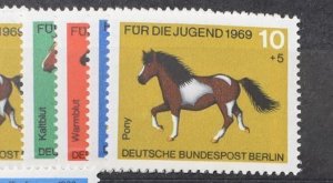 GERMANY BERLIN 9NB61-64  MNH