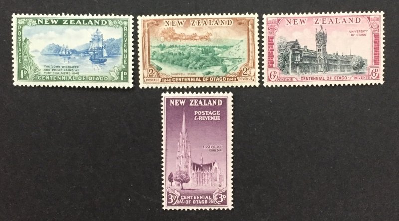 New Zealand 1948 #269-72, Otago Province Settlement, MNH.