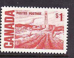 Canada-Sc#465B- id5-Unused  NH $1.00 Oilwell-1967-