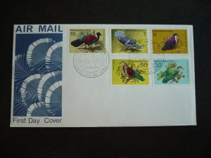 Postal History - Papua New Guinea - Scott# 465-469 - First Day Cover