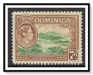 Dominica #105 KG VI & Fresh Water Lake MNH