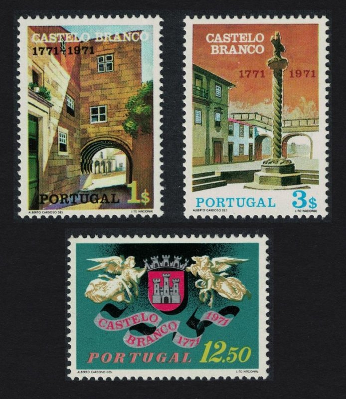 Portugal Castelo Branco 3v 1971 MNH SG#1429-1431