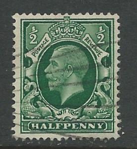 Great Britain # 210a  George V  - wmk. sideways  (1) VF Used